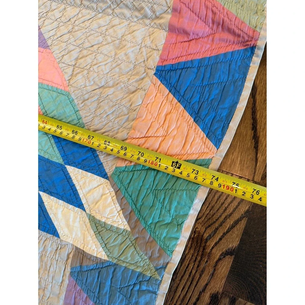 Vintage 8 point lone star quilt